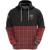 Sinclair Modern Clan Half Of Tartan Hoodie
